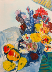 composition florale 50x70