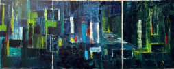 labyrinthe triptyque 100x40