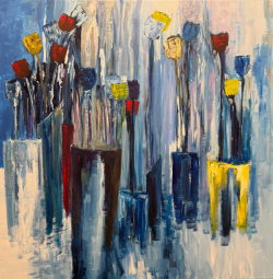 roses noires 80x80