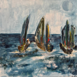voiliers 50x50