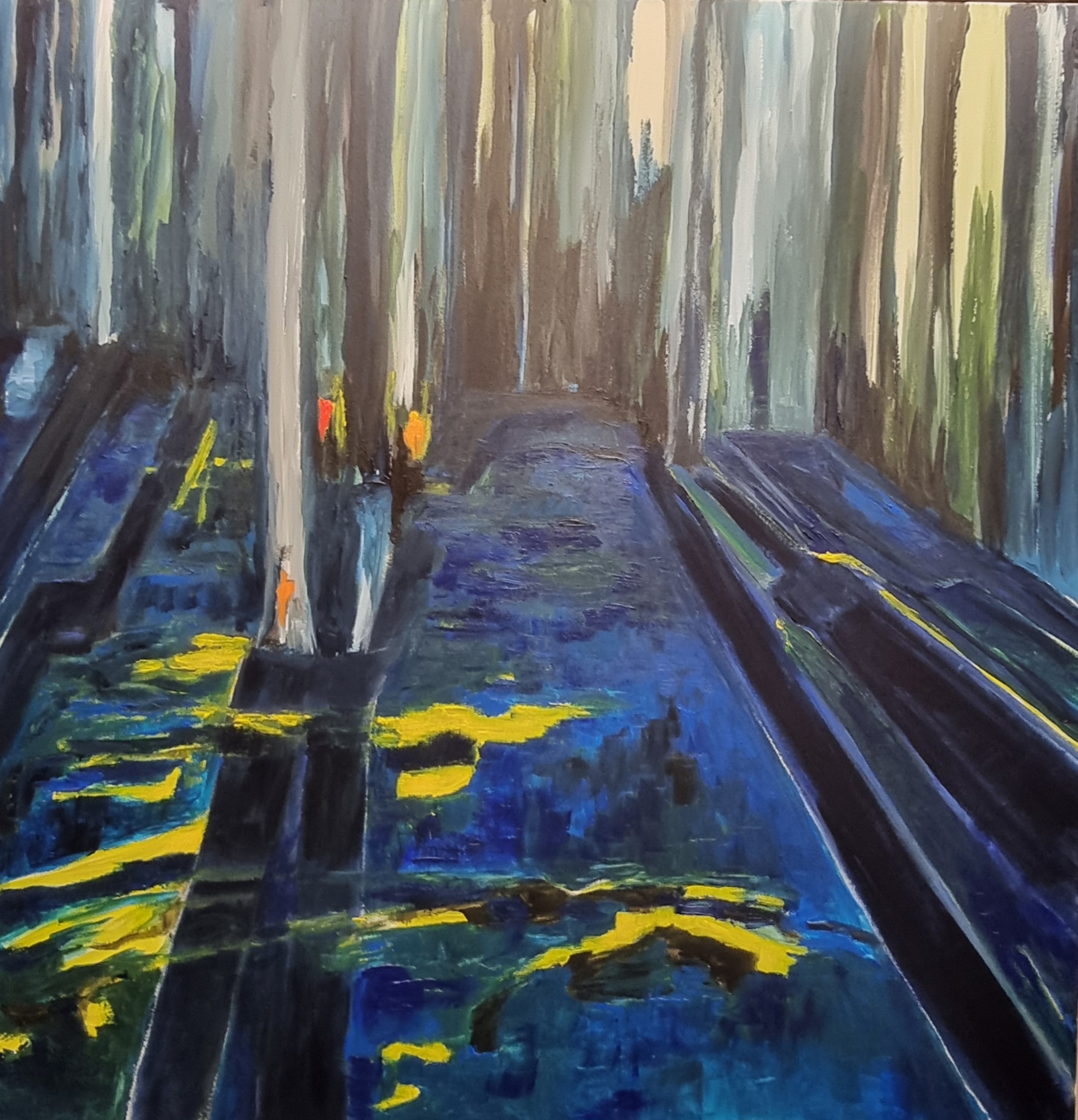 la forêt 100x100 la forêt 100x100