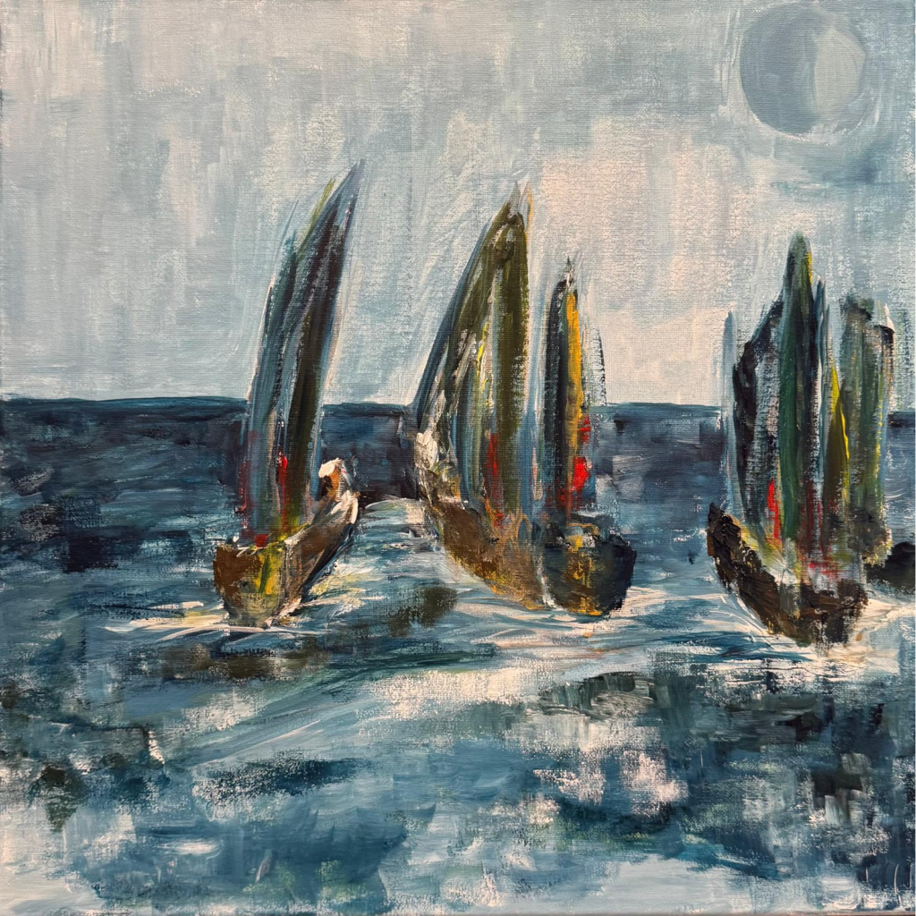 voiliers 50x50
