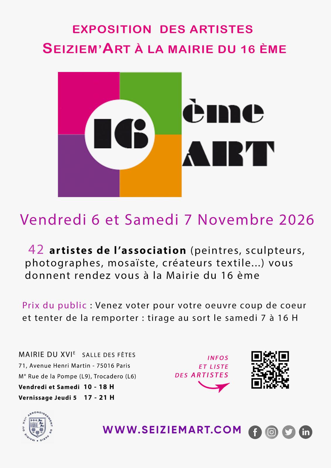 Affiche Seiziemart Mairie Nov 2026