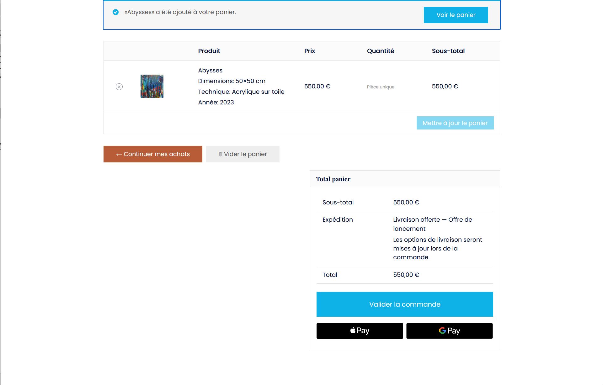 Puis achetez en ligne — expédiée assurée, certificat inclus